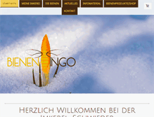 Tablet Screenshot of bienen-ingo.de